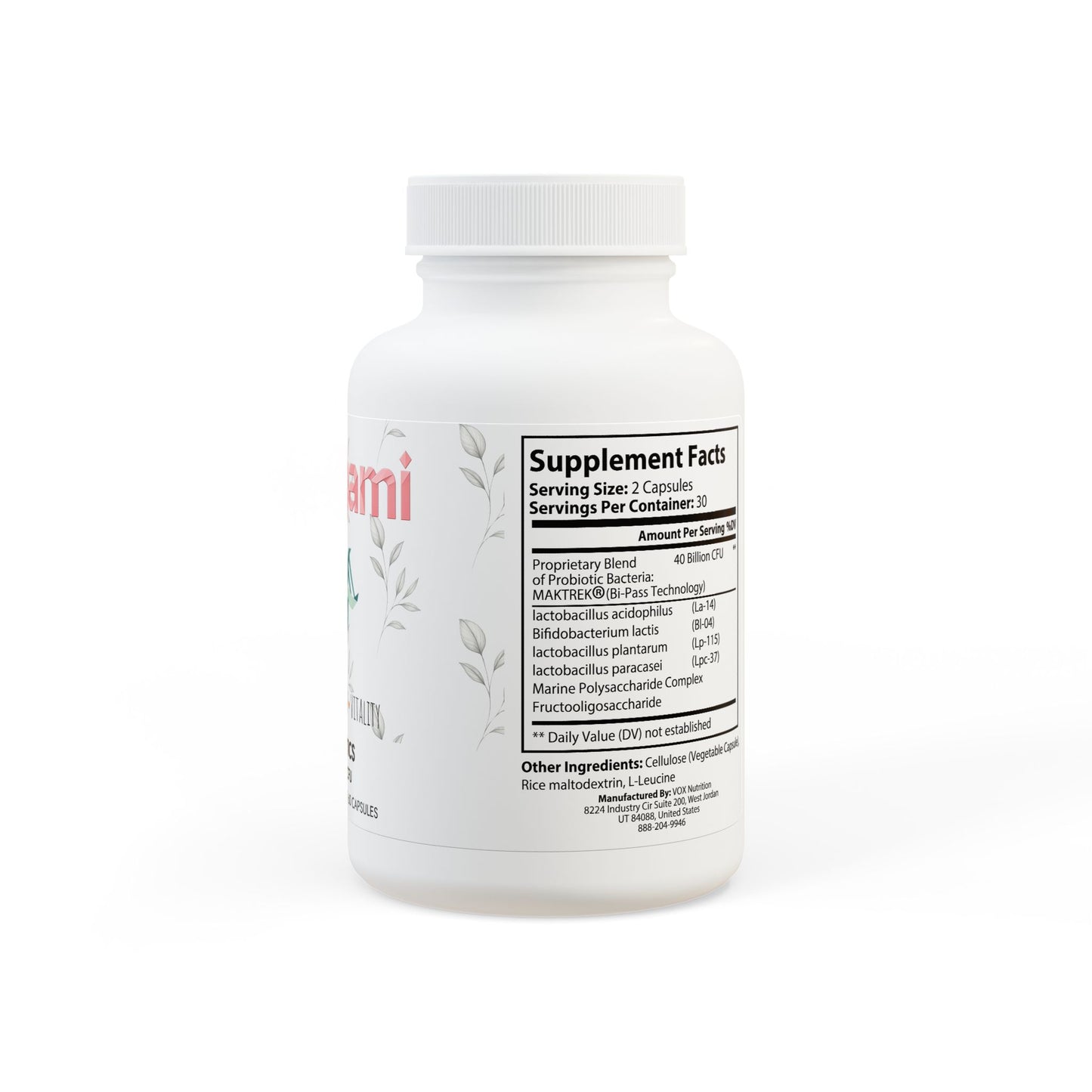 Vitagami Probiotic Complex | Gut Balance & Performance (60 Caps)