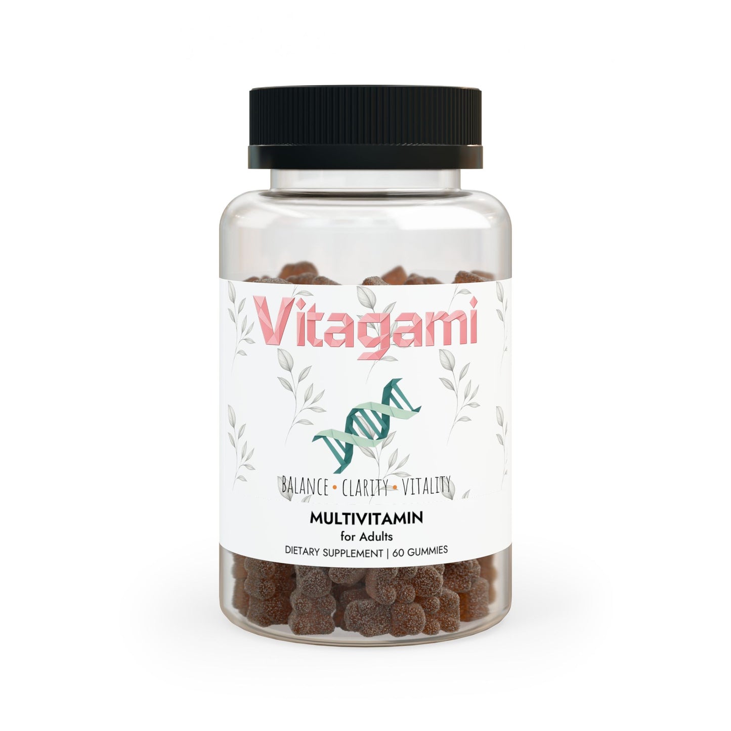 Vitagami Multivitamin Gummies for Adults | Daily Energy, Immunity & Hair Support (60 Gummies)