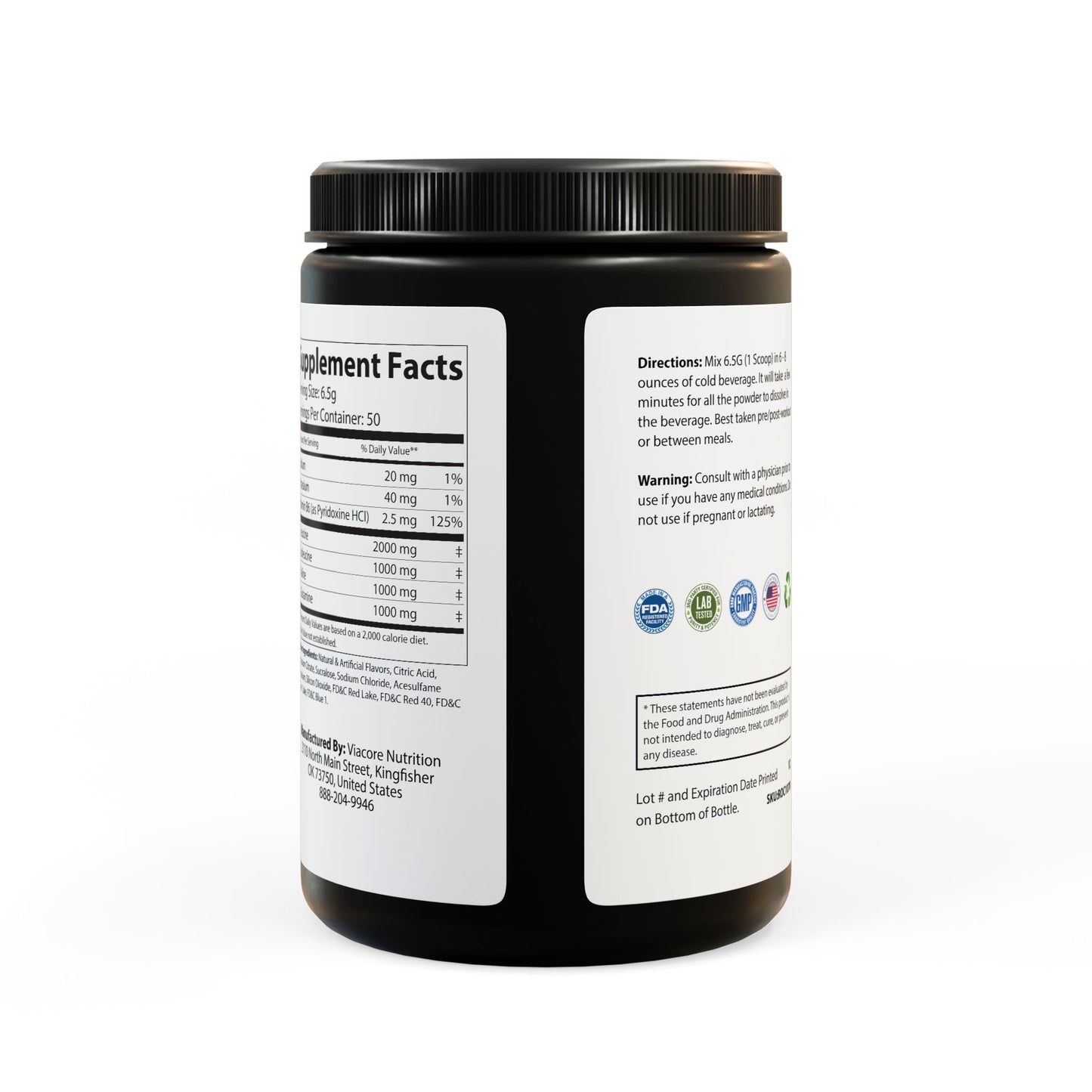 Complejo BCAA Vitagami | Recuperación y soporte muscular vegano – Sabor a uva (325 g, 50 raciones)