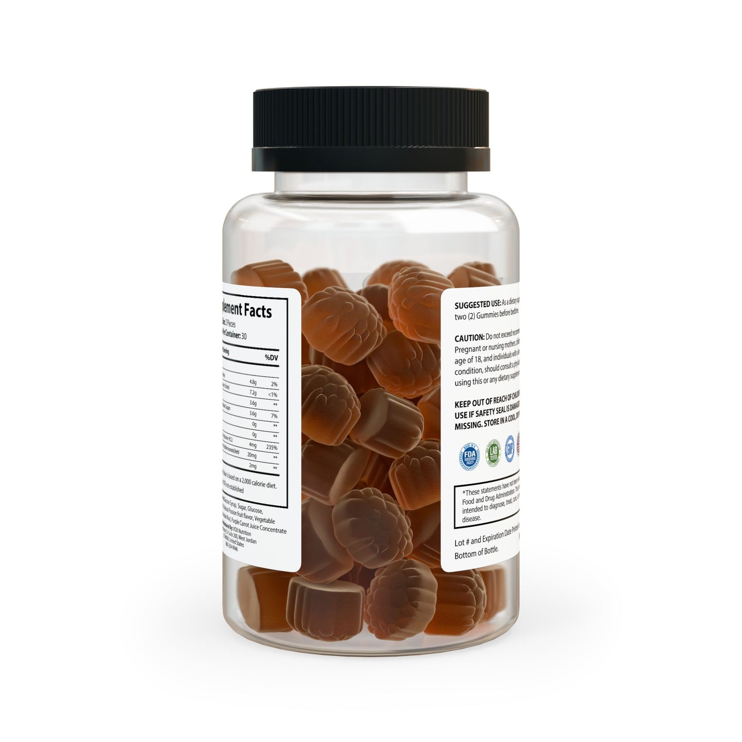 Vitagami Sleep Well Gummies | Natural Sleep Aid & Circadian Rhythm Support (60 Gummies)