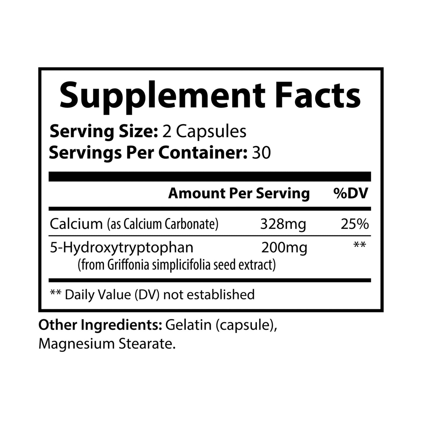 Vitagami 5-HTP Supplement | Natural Mood & Sleep Support (60 Capsules)