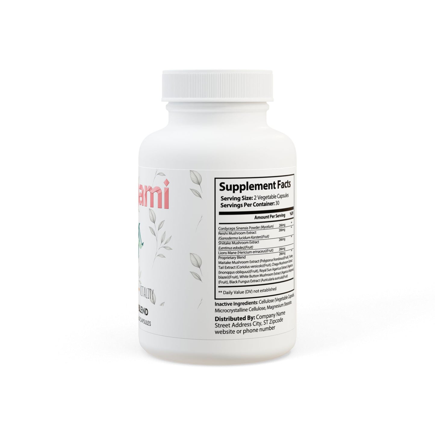 Vitagami Mushroom Complex | Brain & Immune Support (60 Caps)