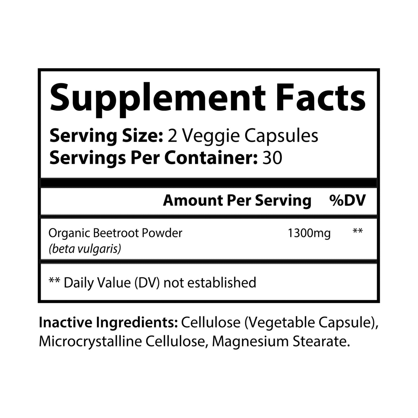 Vitagami Beetroot Complex | Natural Energy & Performance (60 Caps)