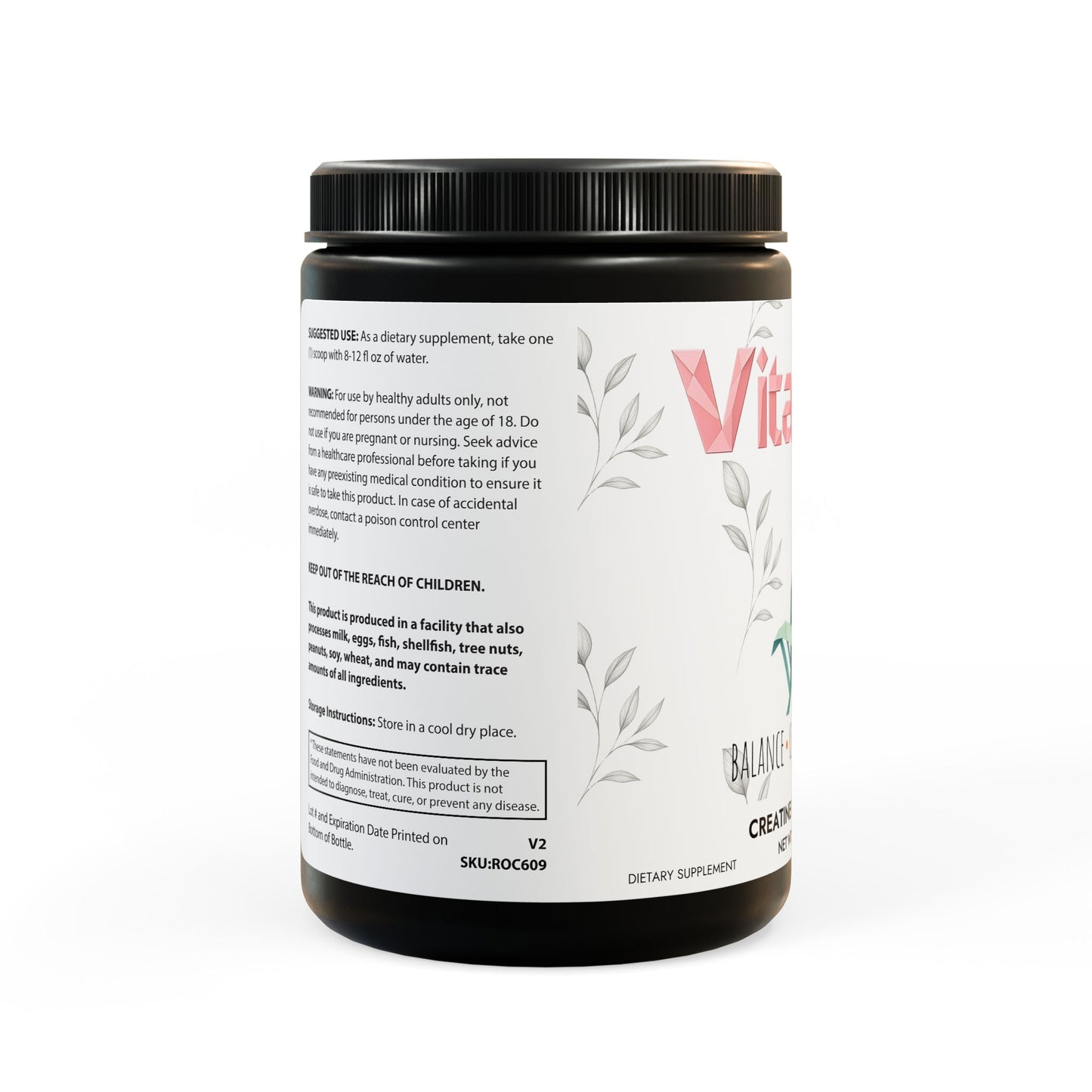 Vitagami Creatine Monohydrate | Strength, Recovery & Muscle Fuel (300g)