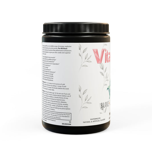 Vitagami Pre-Workout Complex | Watermelon Energy & Performance Boost (300g)