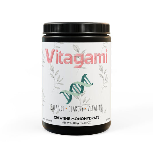Vitagami Creatine Monohydrate | Strength, Recovery & Muscle Fuel (300g)